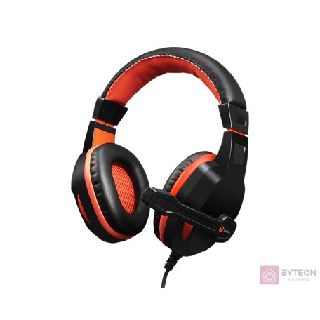 MeeTion MT-HP010 Gaming Headset - Fekete/Narancssárga