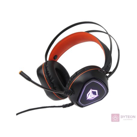 MeeTion MT-HP020 Gaming Headset - Fekete/Narancssárga