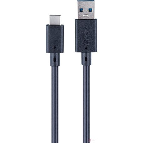 NACON XBOX Series X USB-A apa - USB-C töltő- és adatkábel 5m - Fekete