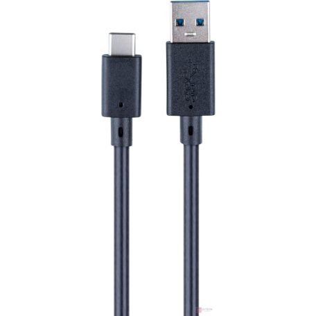 NACON PS5 USB-A apa - USB-C töltő- és adatkábel 5m - Fekete