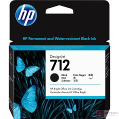 HP 712 Eredeti Tintapatron Fekete