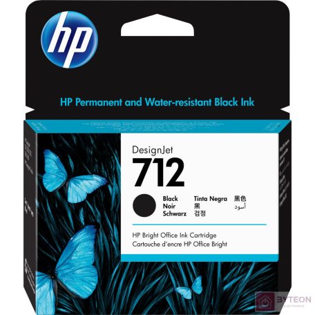 HP 712 Eredeti Tintapatron Fekete