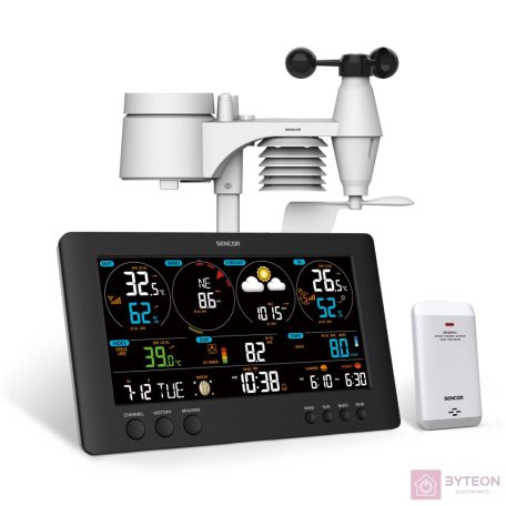 Sencor SWS 12500 WiFi időjárás-állomás