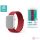 Devia Apple Watch S1/2/3/4/5/6/SE Szövet szíj 38/40mm - Piros
