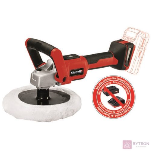 Einhell CE-CP 18/180 Li E-Solo Akkumulátoros polírozó és csiszológép (akku és töltő nélkül)