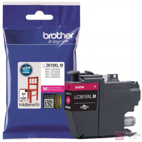 Brother LC3619XLM - Magenta, nagy kapacitású