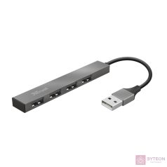 Trust Halyx USB 2.0 HUB (4 port) Szürke