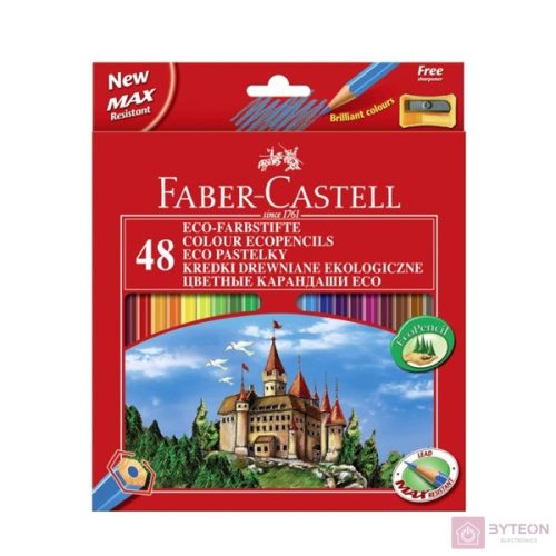 Faber-Castell 120148 Hatszögletű Színesceruza készlet (48 db / csomag)