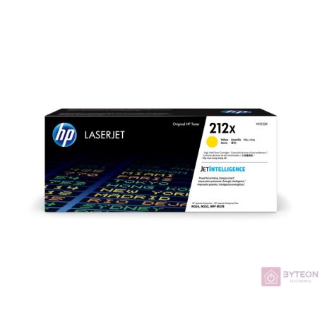 HP 212X Eredti Toner Sárga