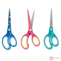 Herlitz Design 17cm balkezes iskolai olló többféle