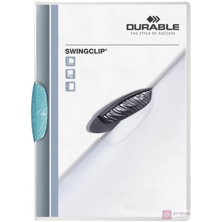 Durable Swingclip A4 clip-mappa - Világos kék