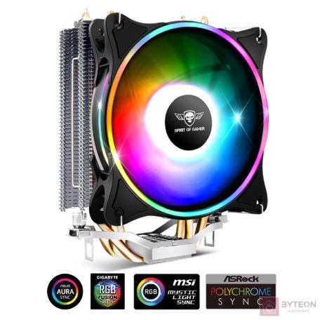 Spirit of Gamer AIRCOOLER ARGB PWM CPU hűtő