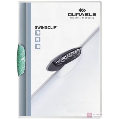 Durable Swingclip A4 clip-mappa - Zöld
