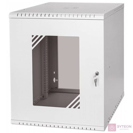Stalflex 19" Fali rack szekrény 12U 600x450mm - Szürke