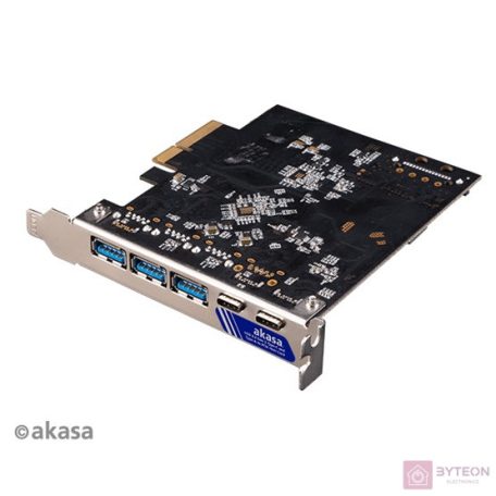 Akasa AK-PCCU3-09 USB 3.2 Gen 2 PCIe portbővítő