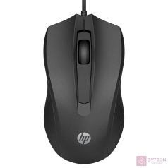 HP 100 USB Egér - Fekete