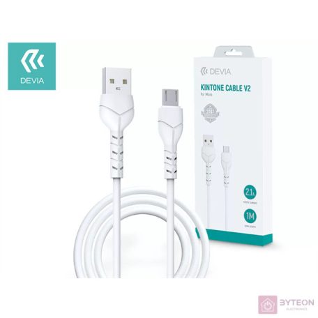 Devia ST351129 USB - microUSB adat és töltőkábel 1m