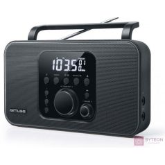 Muse M-091R FM Rádió Ébresztőórával - Fekete