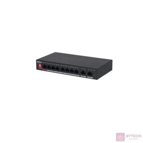 Dahua PFS3010-8ET-96 V2 PoE switch - Fekete