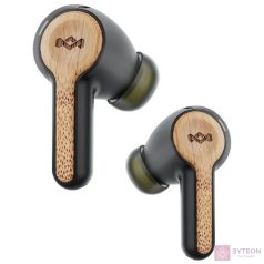 Marley Rebel Bluetooth Headset - Fekete/Bambusz
