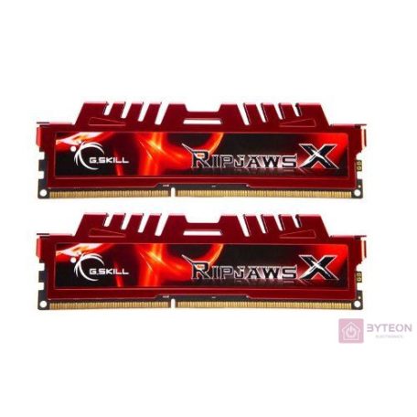 G.Skill DDR3 1600 16GB RipJawsX CL10 KIT (2x8GB) - Piros