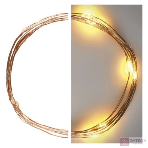 Emos D3AW07 Beltéri LED fényfüzér 1,9m - Meleg fehér