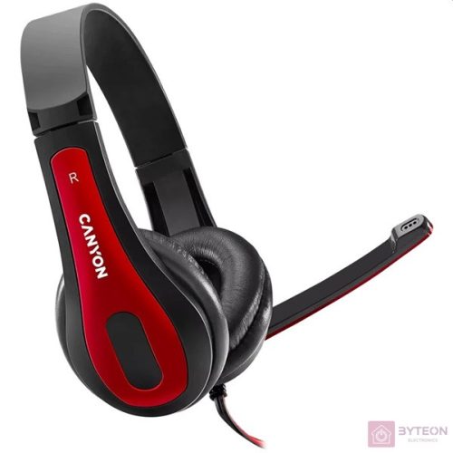 Canyon HSC-1 Headset - Fekete/Piros