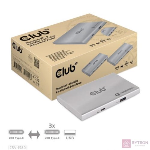 Club 3D CSV-1580 USB-C HUB (4 port)