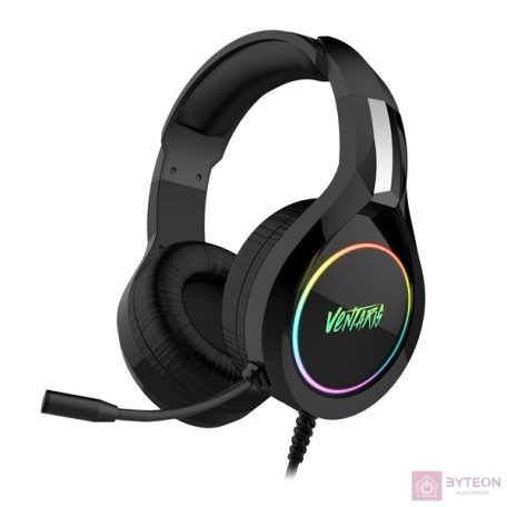 Ventaris H700 RGB 7.1 Gaming Headset - Fekete
