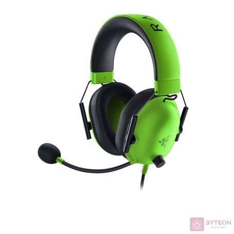 Razer BlackShark V2 X 7.1 Surround Vezetékes Gaming Headset - Zöld
