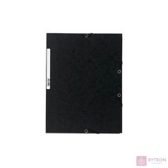 Exacompta A4 gumis mappa - Fekete