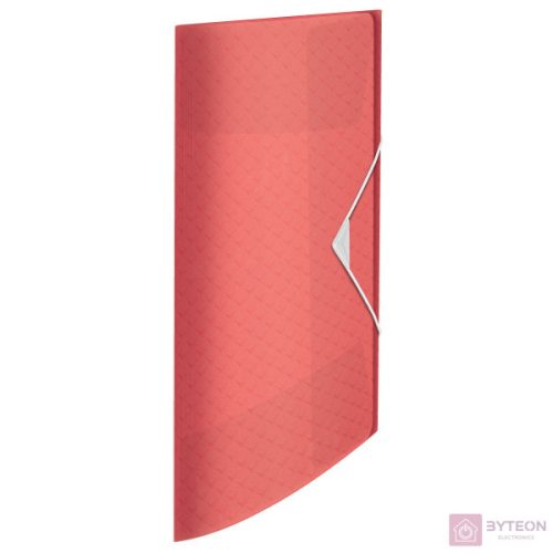 Esselte Colour'Breeze A4 15mm gumis mappa - Korall