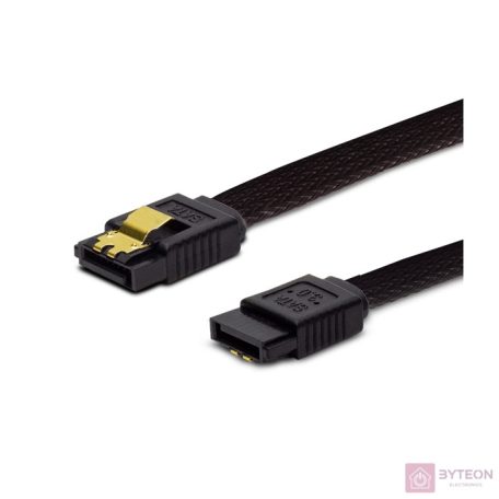Savio GAK-06 SATA3 kábel 0.5m (SATA3 apa - SATA3 apa)