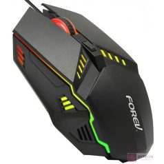 Forev Q3 RGB USB Gaming Egér - Fekete