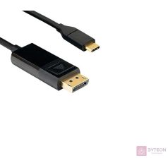 BlackBird BH1317 USB C - Displayport kábel 2m - Fekete