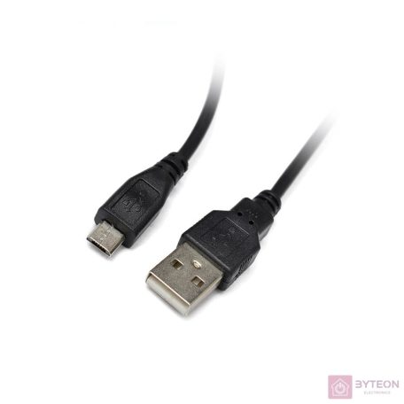 Iris CX-105 USB-A apa - Micro USB-B apa 2.0 Adat és töltőkábel - 2m (Fekete)