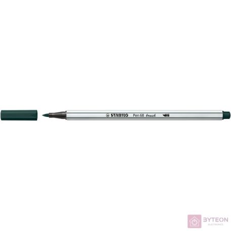 Stabilo Pen 68 brush Ecsetirón - Földeszöld