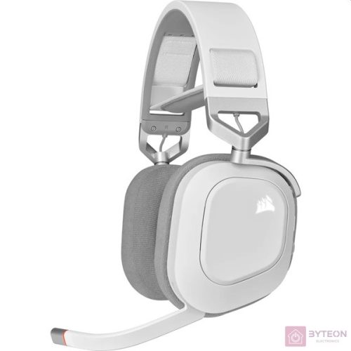 Corsair Gaming HS80 RGB Wireless Gaming Headset - Fehér
