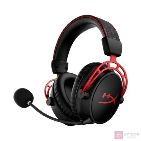 HP HyperX Cloud Alpha Wireless Gaming Headset - Fekete/Piros