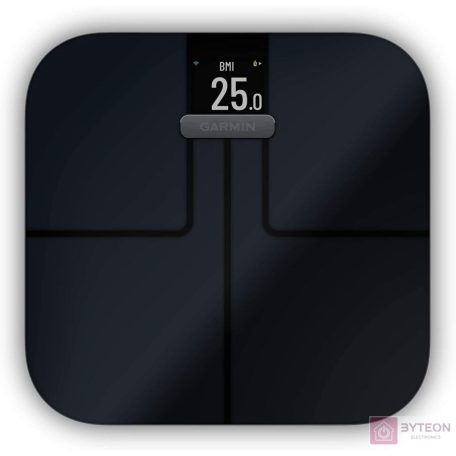 Garmin Index S2 Digitális személymérleg - Fekete