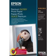 Epson Premium Glossy Photo Paper (A4, 15db)