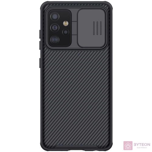 Nillkin Camshield Pro Samsung Galaxy A52/5G/A52s Szilikon Tok - Fekete