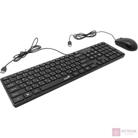 Genius SlimStar C126 USB Billentyűzet + Egér - Magyar