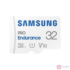   Samsung 32GB PRO Endurance microSDHC UHS-I CL10 Memóriakártya + Adapter