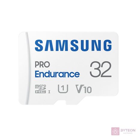 Samsung 32GB PRO Endurance microSDHC UHS-I CL10 Memóriakártya + Adapter
