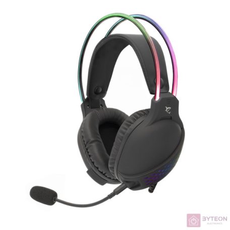 White Shark OX GH-2140 RGB Gaming Headset - Fekete