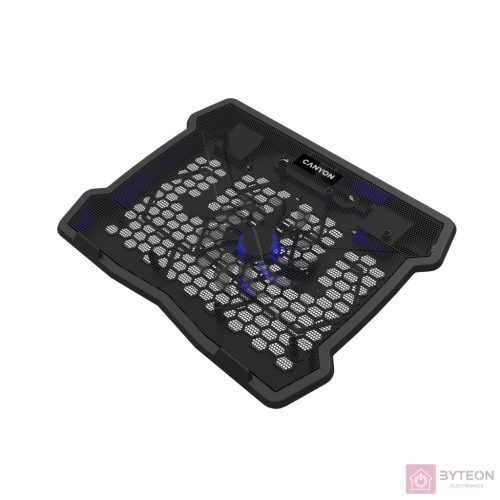 Canyon NS-02 15.6" laptop hűtőpad - Fekete