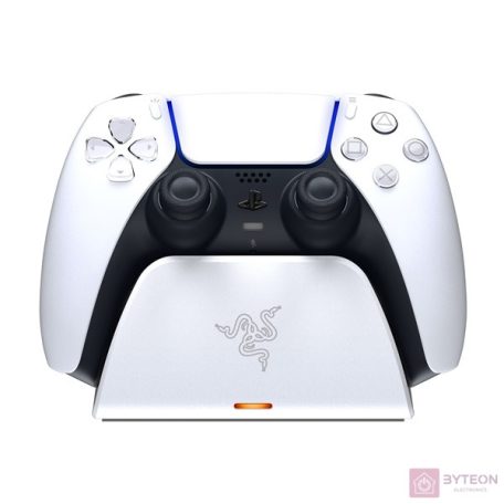 Razer Gyorstöltő-állomás PS5 kontrollerhez - Fehér