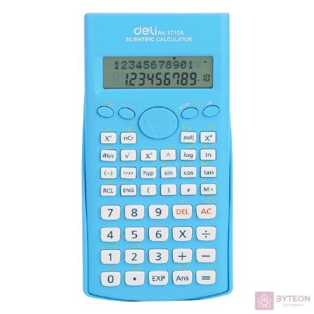 Deli Core DL-1710 Tudományos számológép - Világoskék