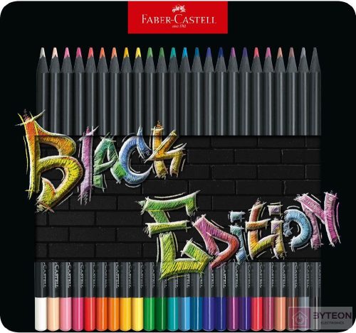 Faber-Castell Black Edition színes ceruza készlet (24db/csomag)